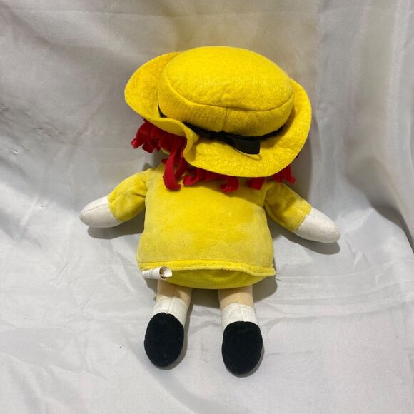 Madeline Plush Doll Yellow Hat and dress 2021 By Ludwig LLC 13 Inch X 9 Inch - Picture 4 of 7